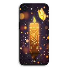 iPhone Hoes - MANIACASE - Betoverende Magische Kaars Familie - Compatibiliteit iPhone 17 - Zwart - Disney Patroon