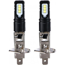 2x H1 6000K Superweiß 6000lm LED-Tagfahrlichtlampe, Fernlichtset New_Lucky_B