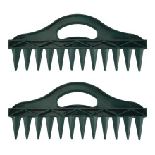 2X Plant Dibber Yard Tool Aussaatlochstanzer zum Umpflanzen Von Pflanzen, Gemüsegarten, Aussaat Kleinerer Sämlinge