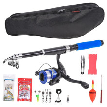 Fishing Rod and Reel Combos Full Kit Telescopic Fishing Pole with