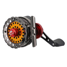 Compact Fishing Wheel Fishing Equipment Travel Fishing Experienced Fisher 1Set Metal