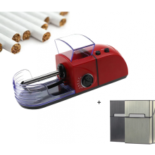 (RED-6,5 mm) Elektrische Zigarettenrollmaschine, Zigarettenrollmaschine zur Einstellung der Tabakdichte, DIY-Zigarettenherstellungswerkzeug,