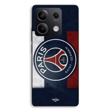 Capa - MANIACASE - Xiaomi Redmi Note 13 5G - Paris Saint-Germain - Bandeira - Preto