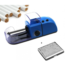 Elektrische Zigarettenrollmaschine (Blau, 6,5 mm), Zigarettenroller zur Einstellung der Tabakdichte, DIY-Zigarettenherstellungswerkzeug, Zig