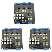 3X NE5532 Lautsprecher-Crossover-Filter, Zweikanal, 2.0 Stereo, Hoch/Mittel/Bass, 3-Wege-DIY-Lautsprecherverstärker-Teiler