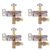 4X Burner One Way Flame Bracket Can Have Natural or LP Gas 3 Hole Propane /Butane Heavy Assembly