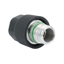 4Pcs AC Charging Port Service Hi/Low Valves with Black Caps for