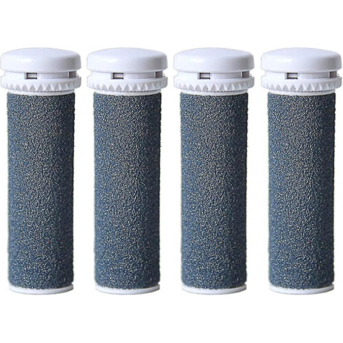 [4-pack] Extra grove vervangingsrollers, compatibel met Emjoi Micro Pedi vervangingsrollers