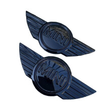 2x Kompatible Mini R50 R56 R57 R58 R59 Embleme für Motorhaube/Kofferraum in glänzendem Schwarz – Rabatt