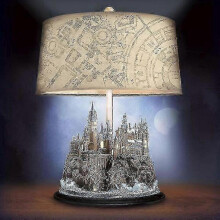 2025 Bradford Exchange Harry Potter Hogwarts Castle Illuminated Sculpture Table Lamp