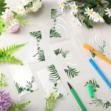 150Pcs Clear Acrylic Table Place Card Wedding Rectangle Seating Cards Names Tag Birthday Party DIY Decoration