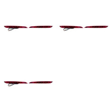 6x Car Rear Bumper Light LED Dynamic Turn Signal Lights Rear Warning Lamp Reflector for  Sonata 2015-2017