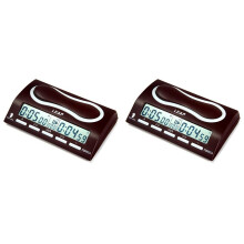 2X LEAP Chess Clock Erweiterter Digitaler Schachtimer mit 7 Arten Von 38 Timing-Set-Modi Uhr-Schachtimer
