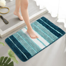 (Turquoise, 40 x 60 cm) Trintion Bath Mat, Rug Extra Soft and Absorbent, Non-Slip Washable Rugs for Shower Floor, Machine Washable