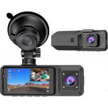 Redtiger F7n 4K Dashcam – WiFi GPS, dubbele dashcam voor 4K/5K en achter 1080p – Zwart Boris