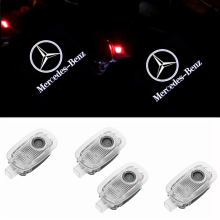 4 kpl, yhteensopiva Mercedes-Benzin logoprojektorivalojen kanssa CLS-sarjaan, E-sarjan Coupéen, V-sarjan ovikelloon ja tunnelmavalaistukseen
