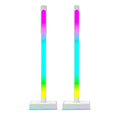 Support de casque Ajazz ABL190 Pickup avec éclairage d'ambiance RGB (blanc)