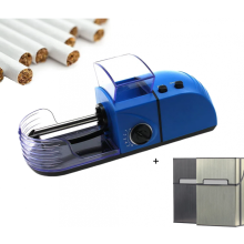 (Azul-6.5mm) Máquina eléctrica para liar cigarrillos, máquina para liar cigarrillos de densidad de tabaco, herramientas para hacer cigarrill
