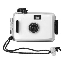 SUC4 Retro Filmcamera, gebruiksvriendelijke compactcamera voor kinderen, waterdicht tot 5 meter (kleur: zwart-wit)_roze