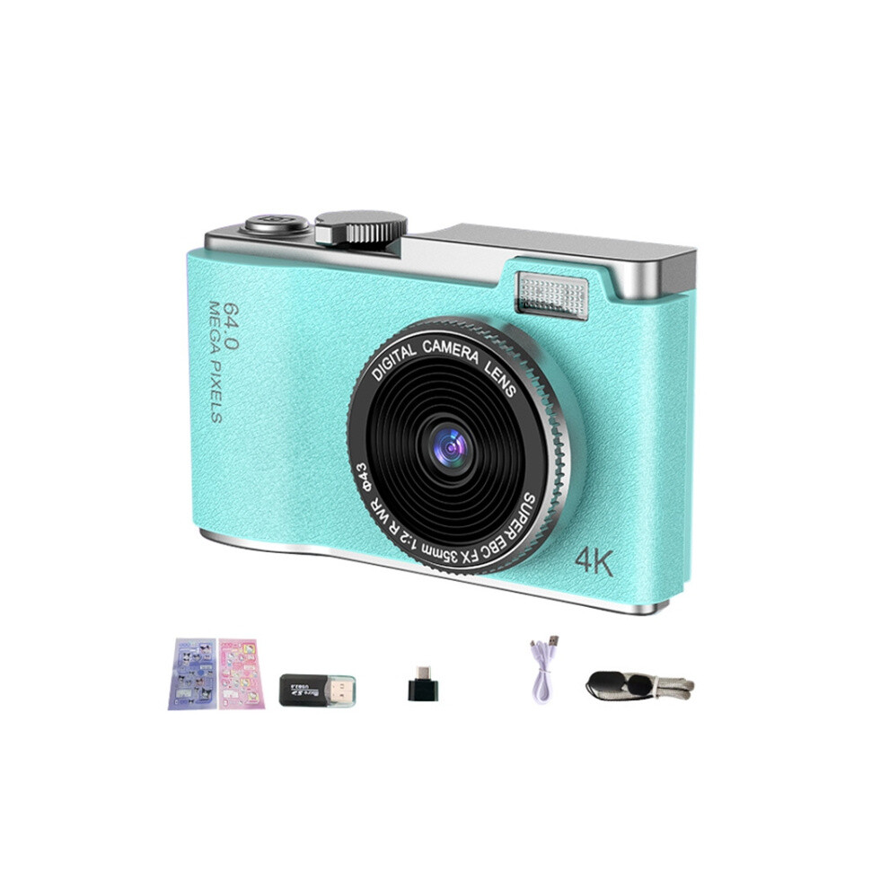 Lk003 2.4-Inch Ccd Camera, Dual Lens, 1080P Hd Video Recorder, Mini Digital Camera For Children (Green)_Lk003 Green 3785934256736