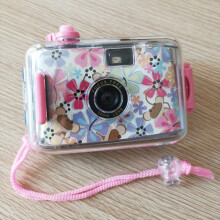 SUC4 Retro filmcamera met bloemenpatroon, een eenvoudige camera voor kinderen, waterdicht tot 5 meter_Bloemenpatroon