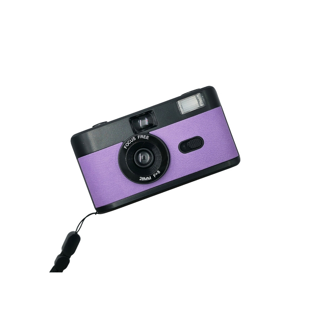 R2-Film Retro Manual Reusable Film Camera For Kids ( And Purple)_ + Black/Purple 3598824159129