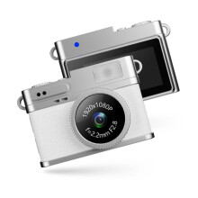 S150 0.96-inch IPS screen HD mini digital camera for children (white)_White