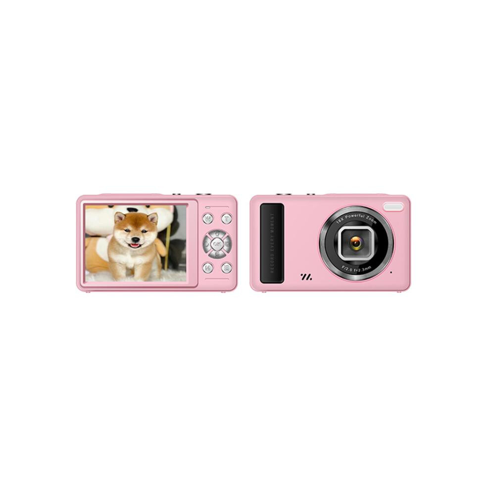 Dc15 2.4-Inch 18X Digital Zoom Camera, 4K Hd Video Recording, 64Mp Still Image Quality (Pink)_ Pink 4552314290937