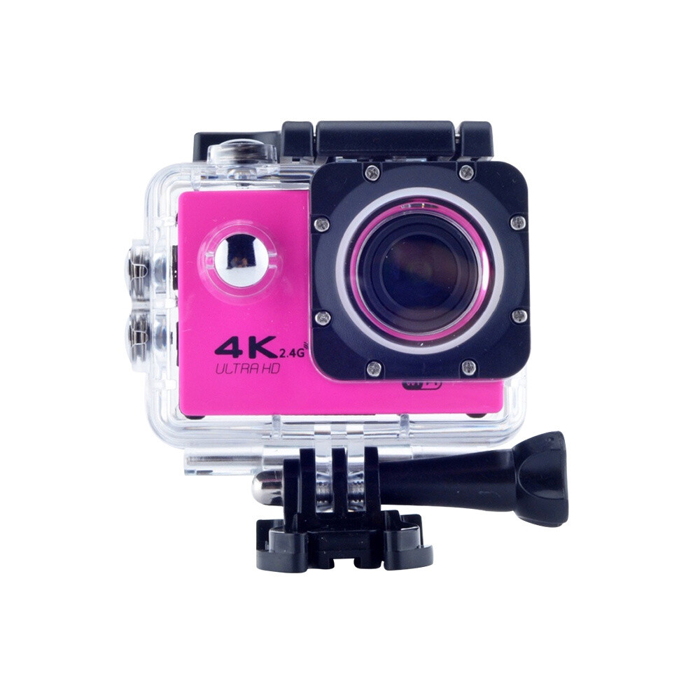 Wifi Waterproof Action Camera, Cycling 4K Camera, Ultra-Diving 60Pfs Camera Helmet, Bicycle Cam, Underwater Sports 1080P Camera (Pink)_ Pink 6902344726575