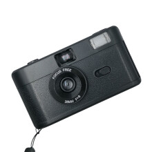 R2-FILM Retro Handmatige Herbruikbare Filmcamera voor Kinderen (Zuiver Zwart)_Zwart