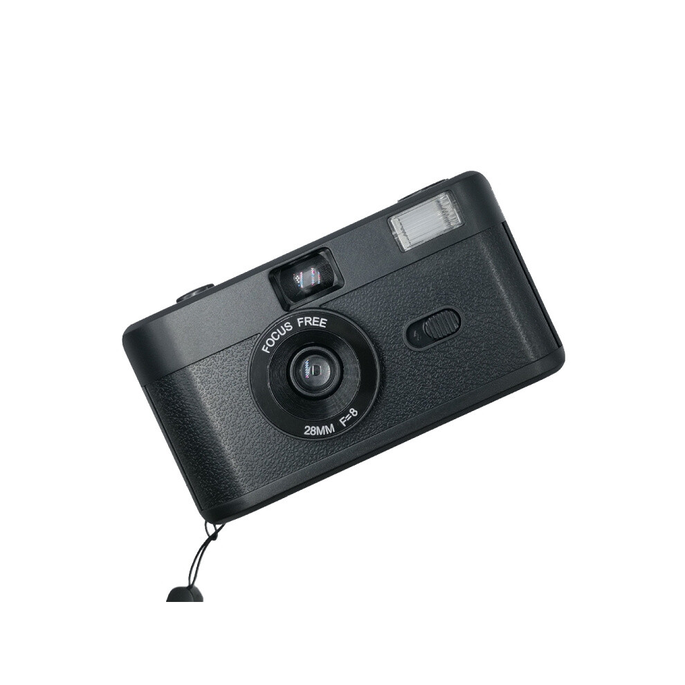 R2-Film Children's Retro Manual Reusable Film Camera (Pure )_ Black 3598824159266