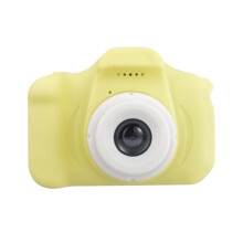 X2S 2.0-inch LCD screen mini children's digital camera, suitable for: standard single-lens 8MP camera + 32GB RAM + card reader + cartoon sticker (yel