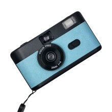 R2-FILM Retro Handmatige Herbruikbare Filmcamera voor Kinderen (Zwart en Blauw)_Zwart + Blauw