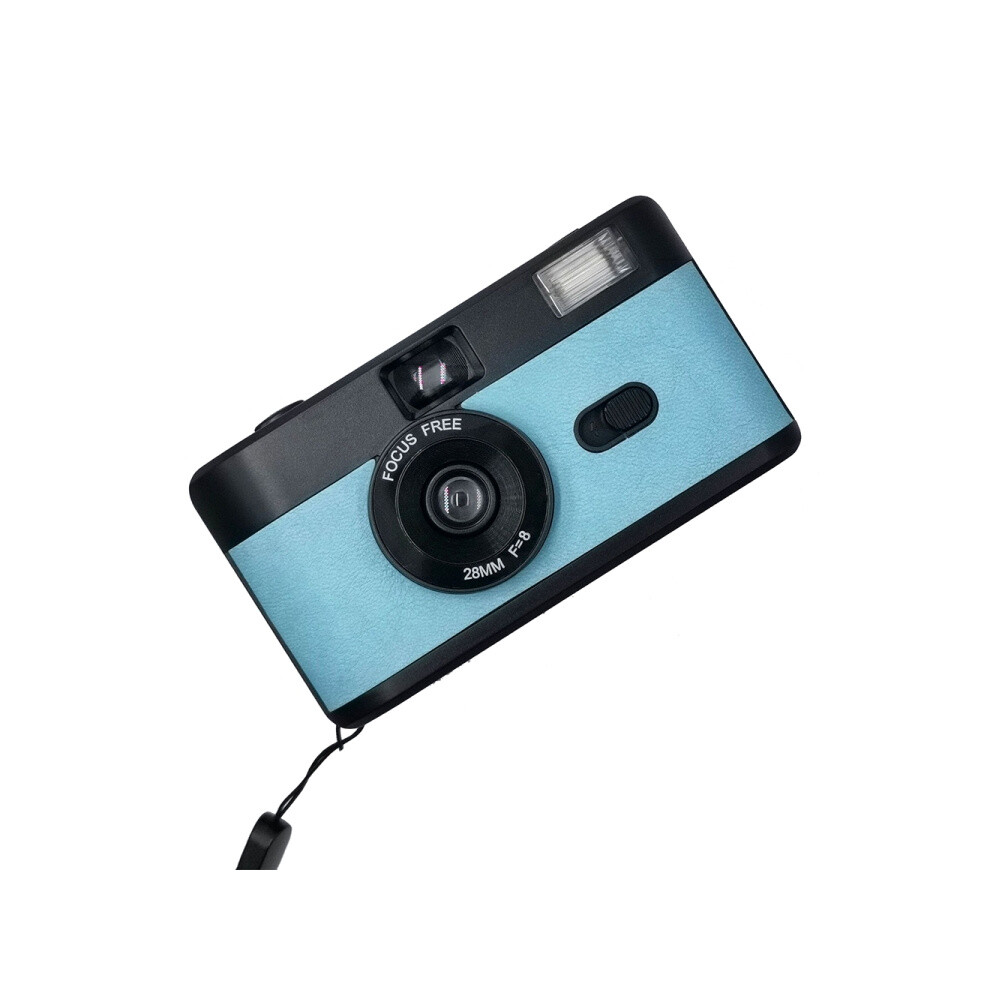 R2-Film Retro Manual Reusable Film Camera For Kids ( And Blue)_ + Black/Blue 3598824159174