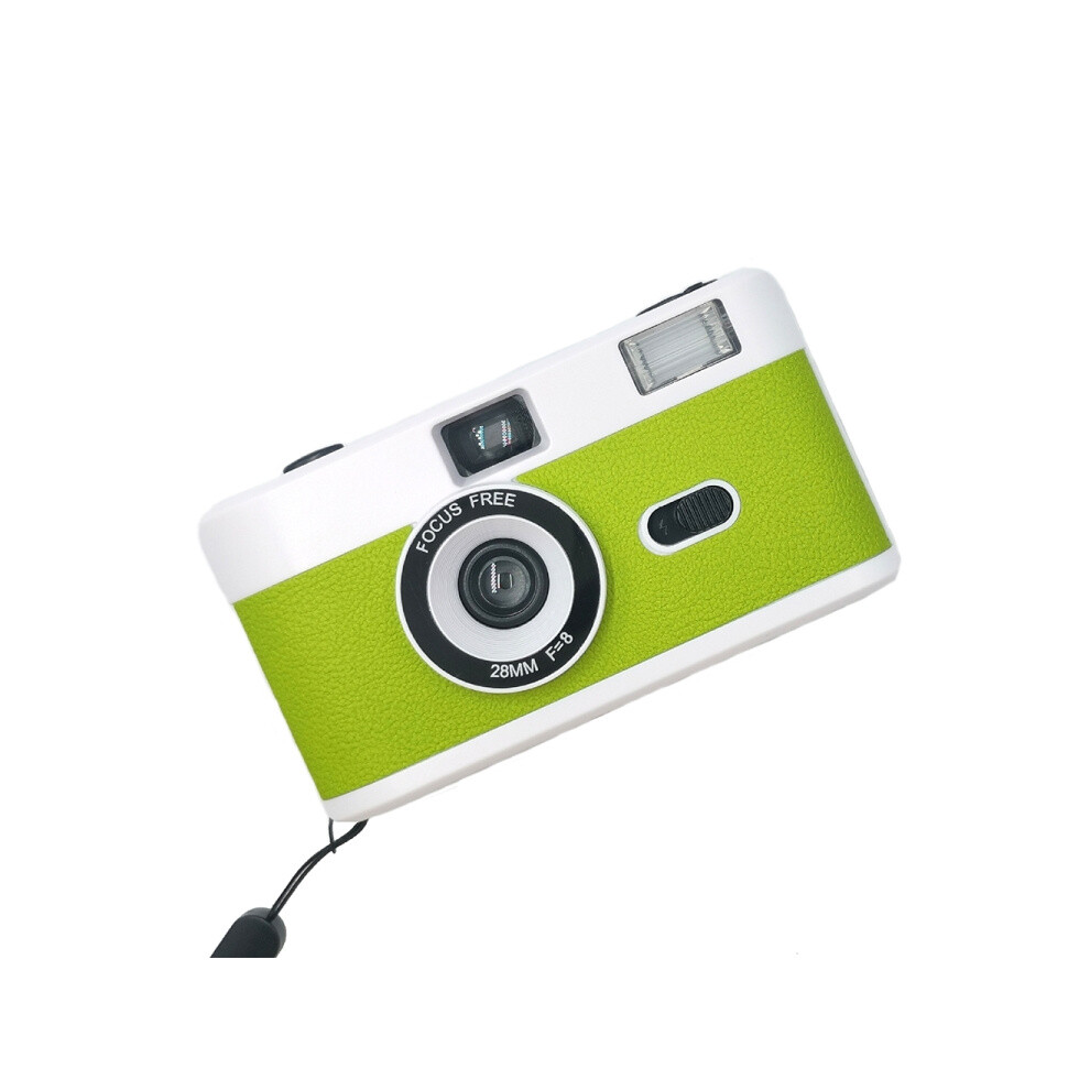 R2-Film Retro Manual Reusable Film Camera For Kids ( And Green)_ + White/Green 3598824159228