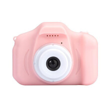 X2S 2.0-inch LCD screen mini children's digital camera, compatible with: standard definition + 32G memory card + card reader + cartoon sticker (pink)