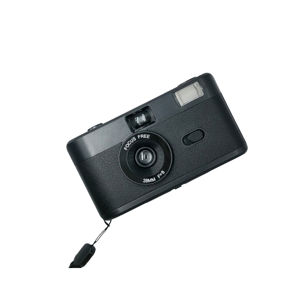 R2-Film Retro Manual Reusable Film Camera For Kids ( With )_Black+ Black 6902344727800