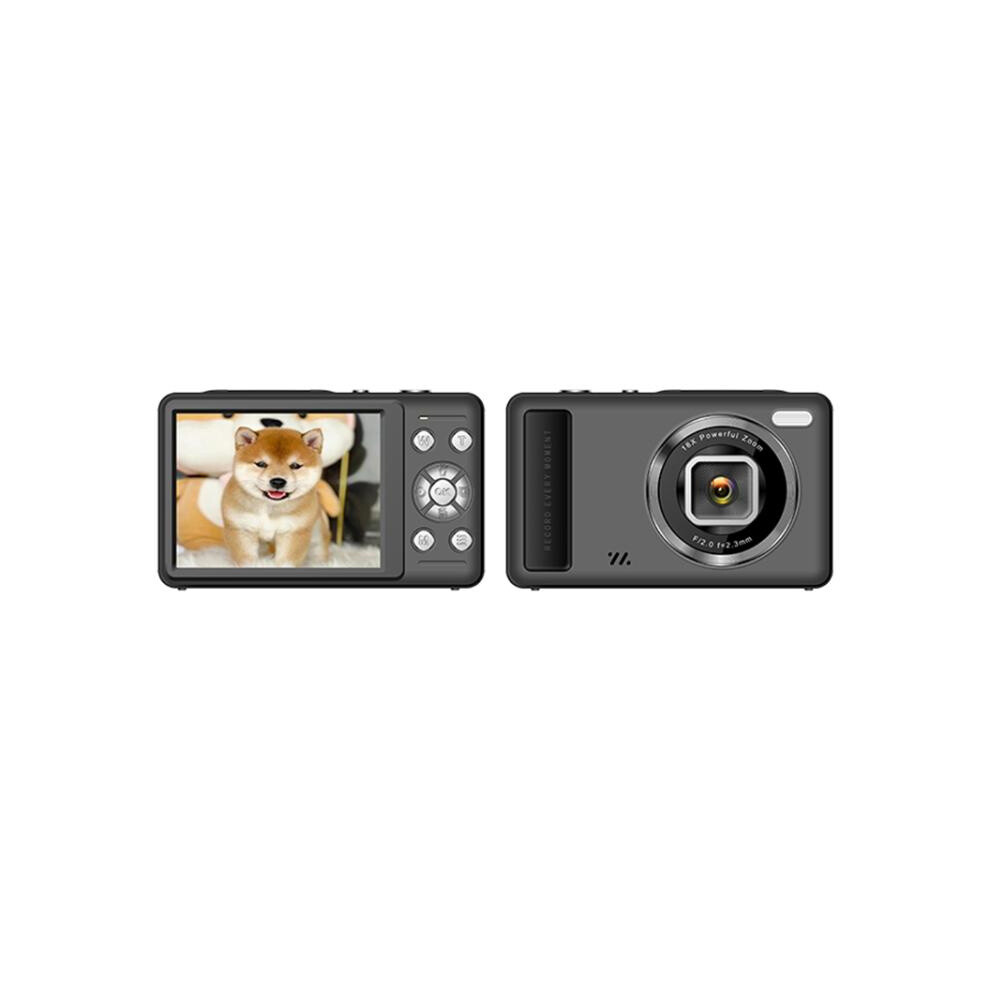 Dc15 2.4-Inch 18X Digital Zoom Camera, 4K Hd Video Recording, 64Mp Still Image Quality (Black)_ Black 6902344727145