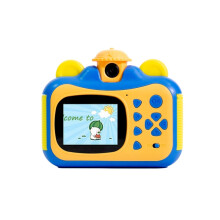 KX01-1 Smart Color Digital Children's Camera with Photo and Video Recording (Blue + Yellow)_KX01-1 (Blue+Yellow)