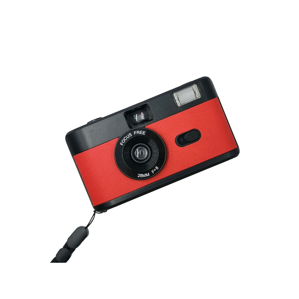 R2-Film Retro Manual Reusable Film Camera For Kids ( And Red)_ + Black/Red 3598824159167