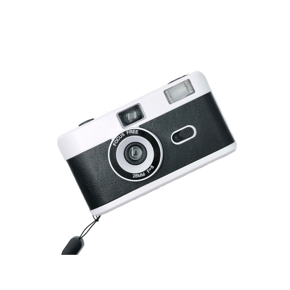 R2-Film Retro Manual Reusable Film Camera For Kids ( And Black)_ + White/Black 3598824159181