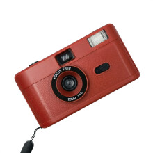 R2-FILM Retro Handmatige Herbruikbare Filmcamera voor Kinderen (Zonder film) (Effen Rood)_Rood
