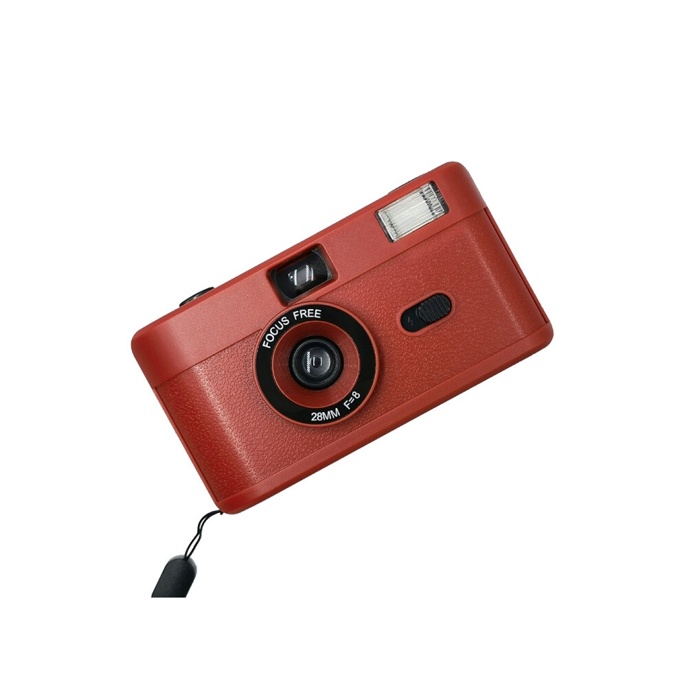 R2-Film Children's Retro Manual Reusable Film Camera (Without Film) (Plain )_ Red 6902344727978