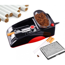(ROJO) Máquina eléctrica para liar cigarrillos, inyector de cigarrillos enchufable, compatible con tubos de papel de 6,5 mm, cigarrillo de e