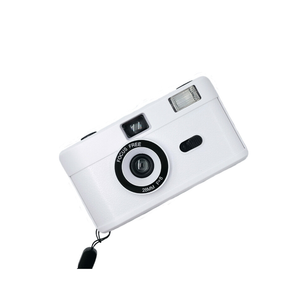R2-Film Retro Manual Reusable Film Camera For Kids (Pure )_ White 3598824159303