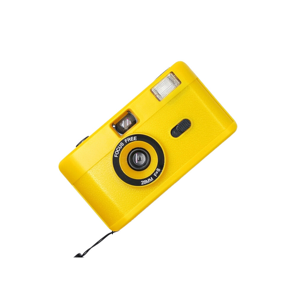 R2-Film Children's Retro Manual Reusable Film Camera (Pure )_ Yellow 6902344727985