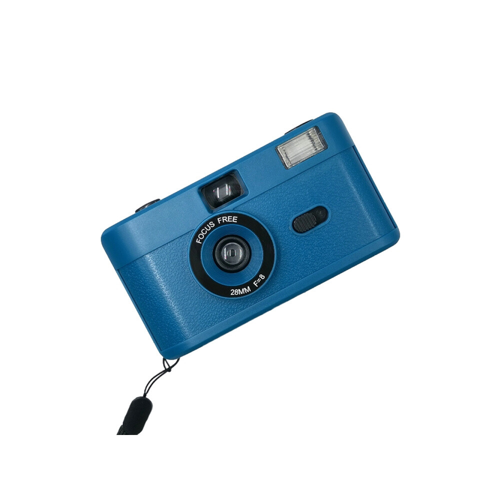 R2-Film Children's Retro Manual Reusable Film Camera (Plain )_ Blue 6902344728012