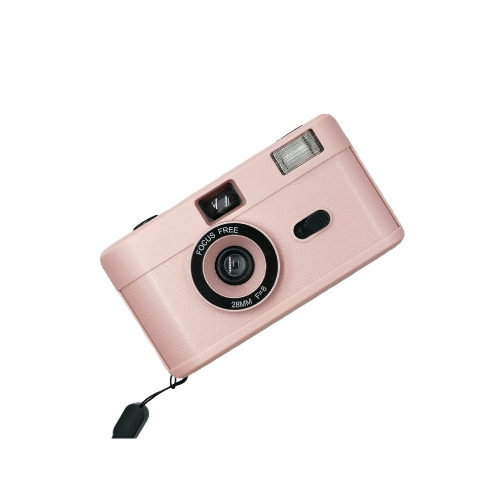 R2-Film Children's Retro Manual Reusable Film Camera (Pure )_ Pink 3598824159297