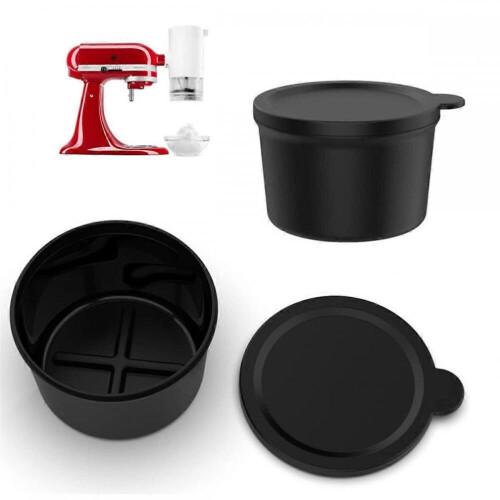 Ersatzset Silikon-Eisformen für KitchenAid Smoothie Maker, kompatibel mit Eisschneider 2