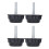 10 Pcs Practical Durable Screw Caps Covers with Gaskets for Fishing Spinning Reel Handle 5